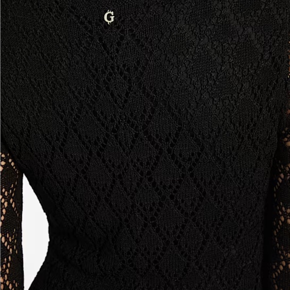 Guess Black Lace Maxi Dress - Picture 5 of 7